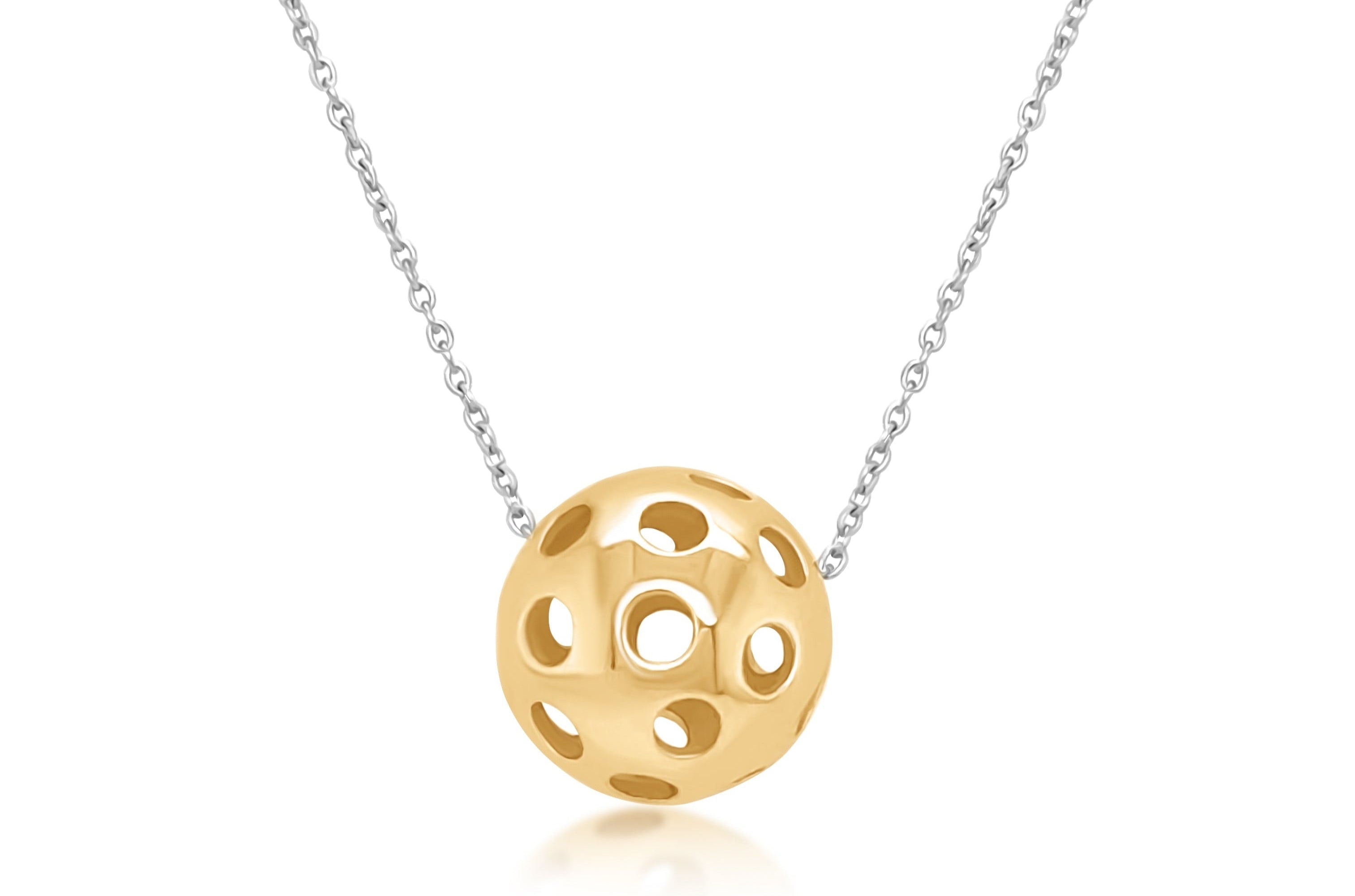Pickleball 14k Gold Necklace