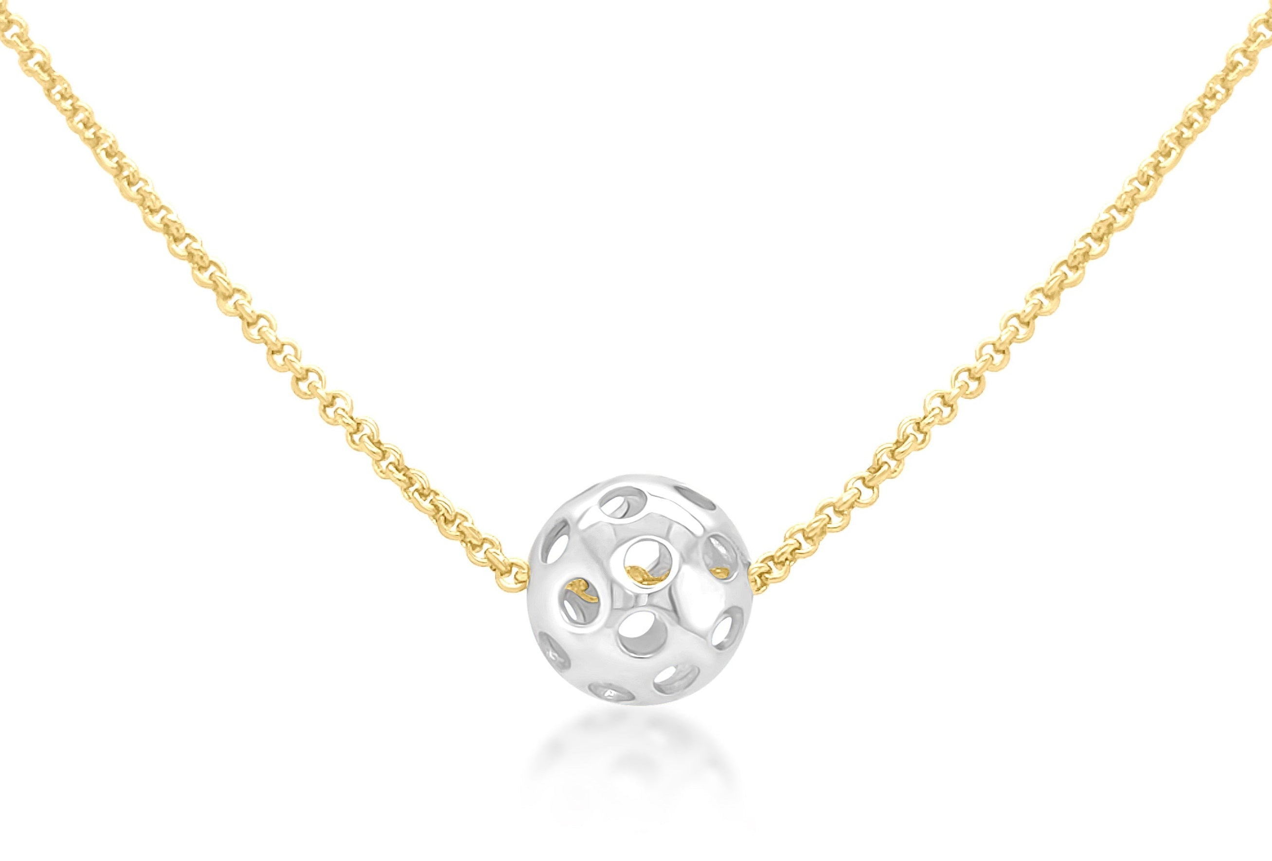 Pickleball 14k Gold Necklace