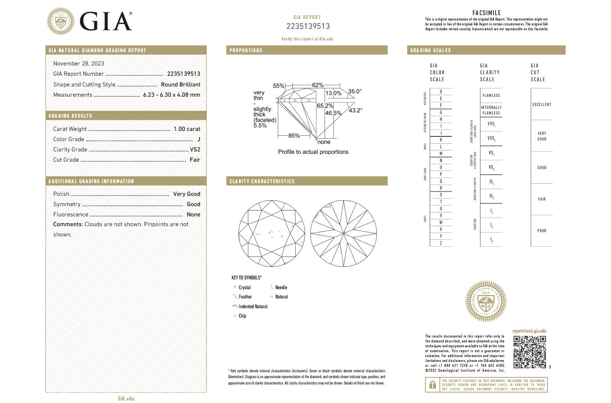 Ring 18kt Gold GIA Solitaire 1.00cts & Pave Diamonds