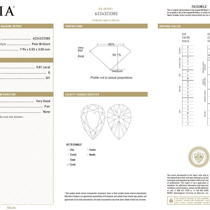 18k gold earrings with GIA pear-shaped diamonds and diamond halo dangles
