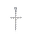 18k gold cross pendant with 0.27 ctw round brilliant diamonds by Diamond Tales
