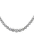 18k gold graduated diamond necklace with 1.75 ctw round brilliant diamonds by Diamond Tales