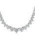 18k gold graduated diamond necklace with 13.19 ctw round brilliant diamonds by Diamond Tales