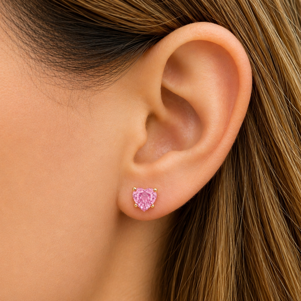 14k-gold-pink-sapphire-heart-stud-earrings