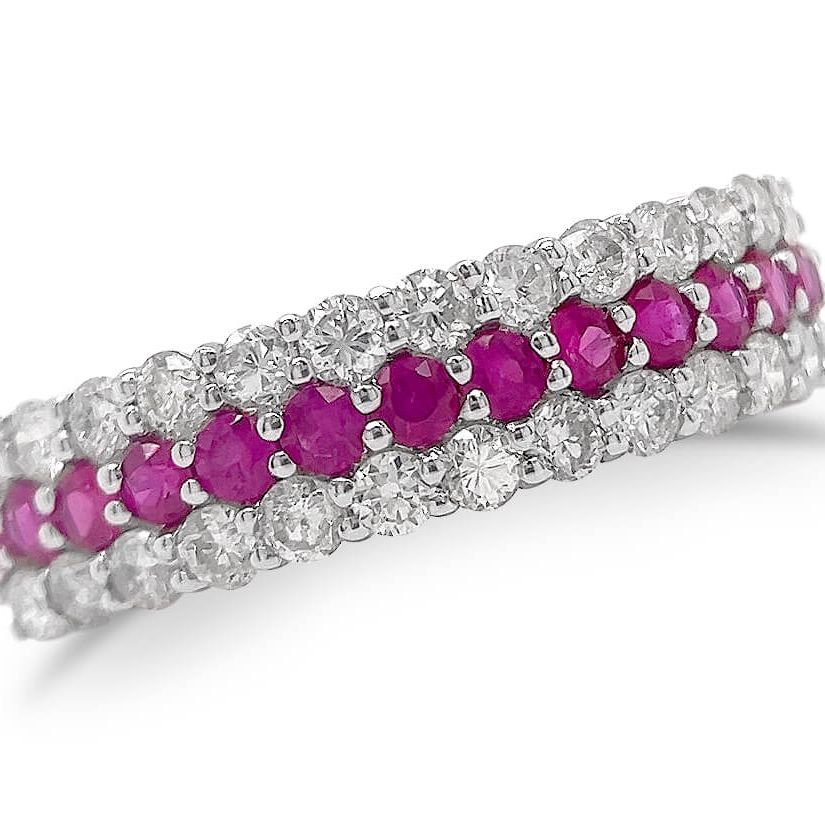 18k Ruby Diamond Ring