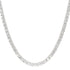 5 ctw lab-grown diamond tennis necklace set with round diamonds in a classic tennis design at 16 inches