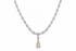 Necklace 14kt Gold Diamonds with Fancy Light Yellow Pear Diamond