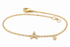 14kt yellow gold diamond initial bracelet on adjustable chain by Albert Hern for Diamond Tales