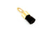 18k yellow gold black jet azabache protective hand pendant