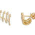 14k gold arrow lobe stud earrings by Diamond Tales