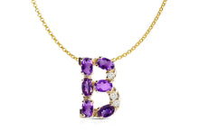 Load image into Gallery viewer, Pendant Letter B Initial 18kt Gold
