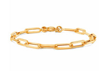 Load image into Gallery viewer, Bracelet 14kt Gold Paper Clip - Diamond Tales Fine Jewelry
