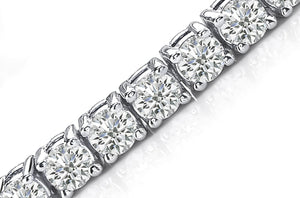Bracelet Perpetual Tennis 18kt White Gold & 48 Diamonds - Diamond Tales Fine Jewelry