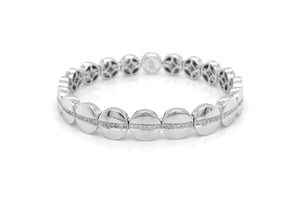 Bracelet Stretch 18kt White Gold & 77 Diamonds - Diamond Tales Fine Jewelry