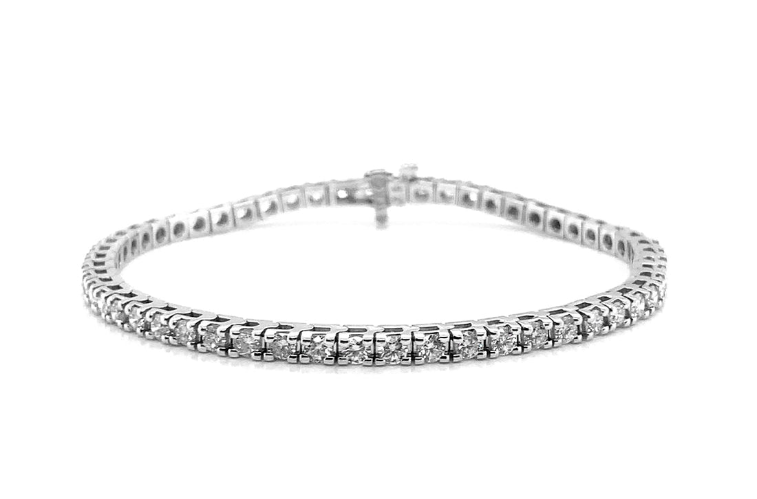 Bracelet Tennis 18kt White Gold &amp; 55 Diamonds - Diamond Tales Fine Jewelry