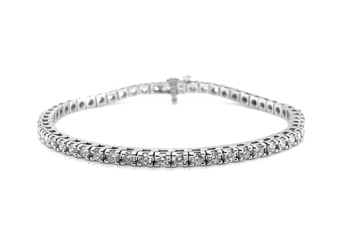Bracelet Tennis 18kt White Gold & 55 Diamonds - Diamond Tales Fine Jewelry