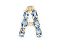 Load image into Gallery viewer, Cufflinks Letter A 18kt Gold - Diamond Tales Fine Jewelry

