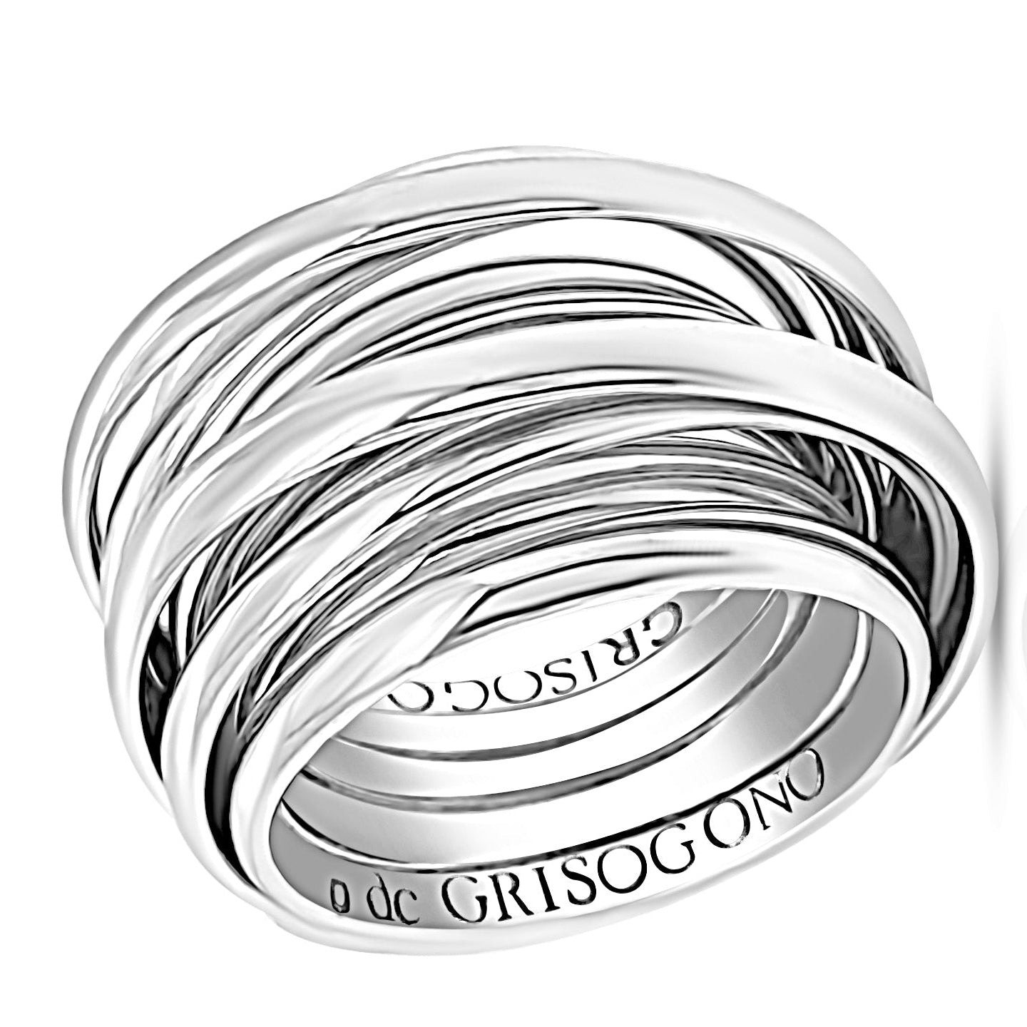 de GRISOGONO Allegra ring in 18k white gold