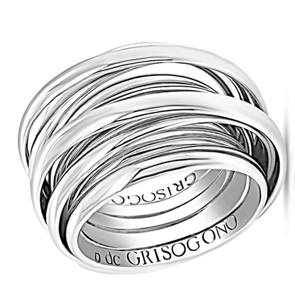 de GRISOGONO Allegra ring in 18k white gold