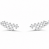 14k gold diamond crawler earrings by Diamond Tales