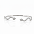 14k white gold open cuff bracelet with 62 natural diamonds