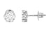 Earrings 0.51 cts Diamonds Round Cluster 14kt Gold - Albert Hern Fine Jewelry