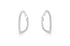 18k yellow gold heart-shaped hoop earrings pavé-set with round brilliant diamonds