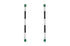 Earrings 18kt Gold Emeralds & Diamonds Drops - Diamond Tales Fine Jewelry
