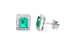Earrings 18kt Natural Colombian Emeralds & Diamonds - Diamond Tales Fine Jewelry