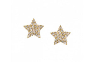 Earrings Star Gold & Diamonds - Diamond Tales Fine Jewelry