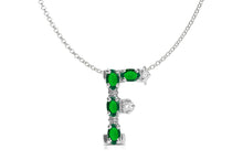 Load image into Gallery viewer, Pendant Letter F Initial 18kt Gold - Diamond Tales Fine Jewelry
