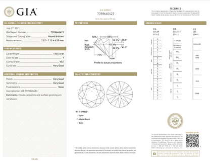 GIA certified 6.02 ctw round diamond stud earrings in platinum – Diamond Tales
