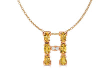 Load image into Gallery viewer, Pendant Letter H Initial 18kt Gold
