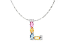 Load image into Gallery viewer, Pendant Letter L Initial 18 kt Gold
