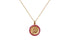 Medal Our Lady of Mount Carmen | Virgen del Carmen Gold & Hot Pink Sapphires - Diamond Tales Fine Jewelry