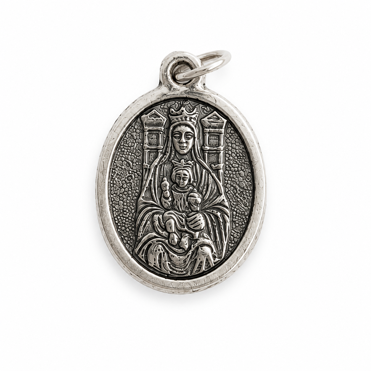 Medalla Oval Virgen de Coromoto — La Virgen que Detiene Montañas