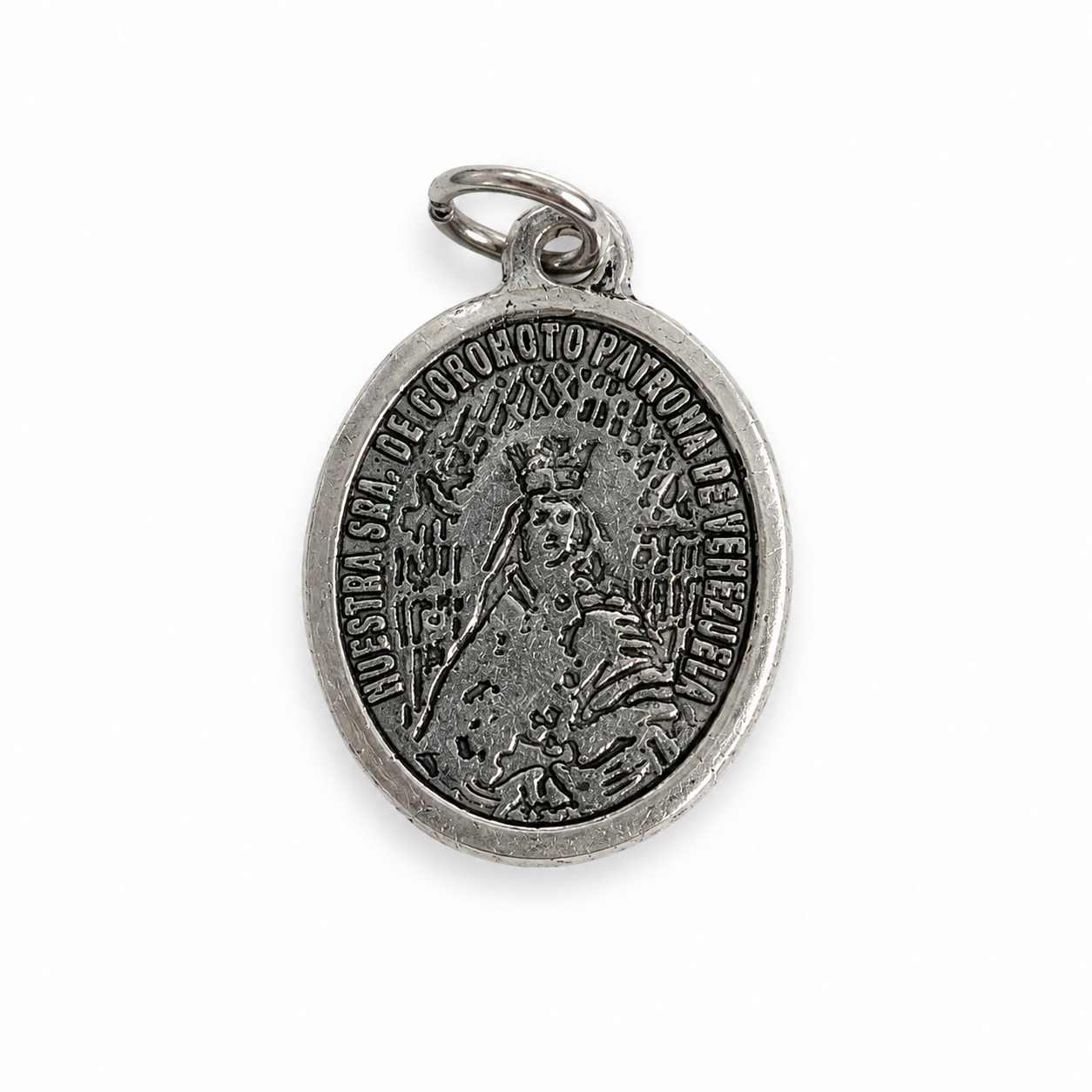 Medalla Oval Virgen de Coromoto — La Virgen que Detiene Montañas