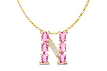 Load image into Gallery viewer, Pendant Letter N Initial 18kt Gold
