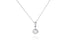 Necklace 18kt Gold Round & Baguette Diamonds - Diamond Tales Fine Jewelry