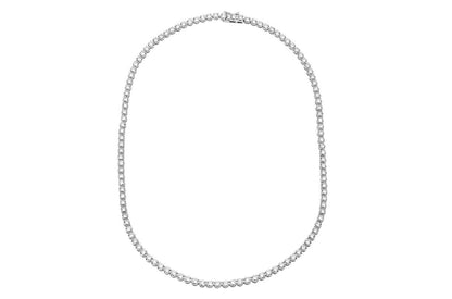 Necklace 18kt Gold Round Diamonds Tennis 2.42 cts - Diamond Tales Fine Jewelry