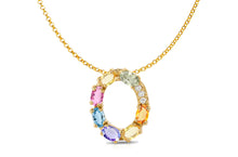 Load image into Gallery viewer, Pendant Letter O Initial 18kt Gold
