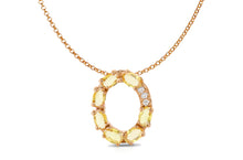 Load image into Gallery viewer, Pendant Letter O Initial 18kt Gold
