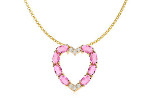 Pendant Heart Shape 18kt Gold - Diamond Tales Fine Jewelry