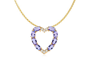 Pendant Heart Shape 18kt Gold - Diamond Tales Fine Jewelry