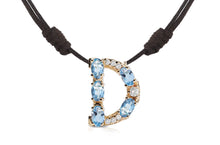 Load image into Gallery viewer, Pendant Letter D Initial 18kt Gold - Diamond Tales Fine Jewelry
