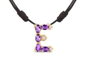 Pendant Letter E Initial 18kt Gold - Diamond Tales Fine Jewelry