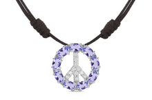 Load image into Gallery viewer, Pendant Peace Sign 18kt Gold - Diamond Tales Fine Jewelry
