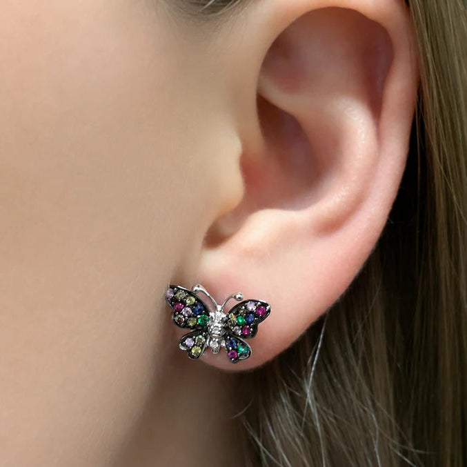 rainbow-sapphire-butterfly-studs-18k-gold