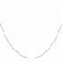 14k white gold rolo chain necklace, 18 inch adjustable
