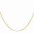 14k yellow gold rolo chain necklace, 18 inch adjustable
